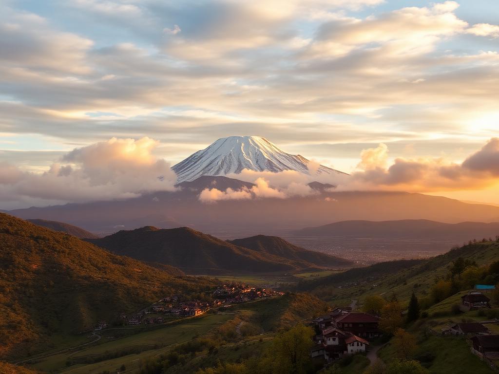 Berg Ararat in der Türkei